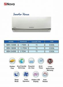 Kenwood KEN-1850S  Air Conditioner Enova  N.T